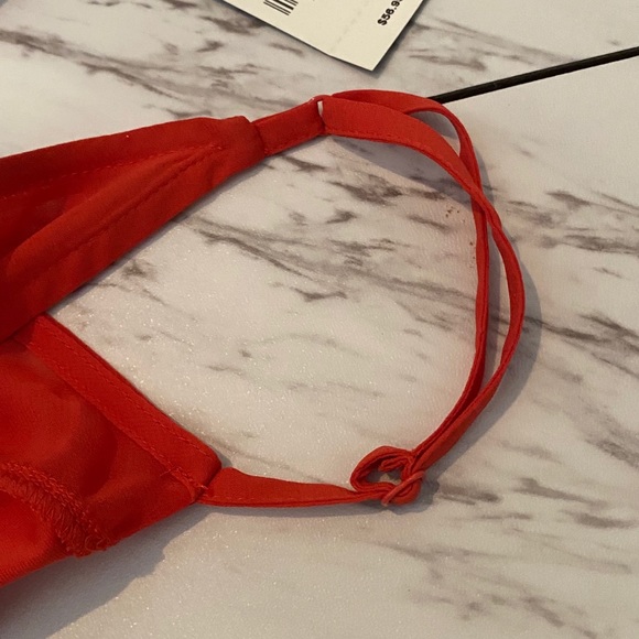 **Brand New** Express Romper Dress w/tie waist - Picture 8 of 9